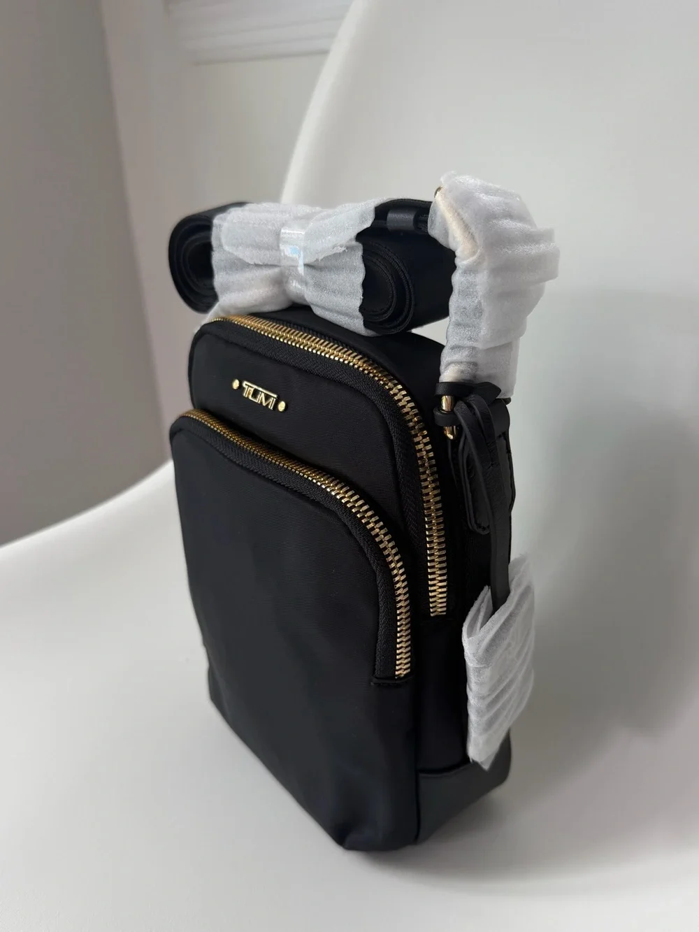 Tumi Voyageur Black Small Crossbody Bag   NWT